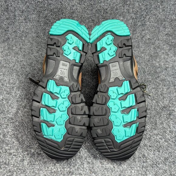 Ariat Skyline Mid Hiking Boots Womens Size 7.5 Brown Leather Soft Toe Waterproof - Picture 11 of 13